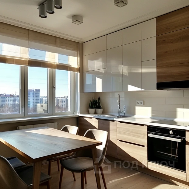 Кухня в стиле современного минимализма %CITY: ракурс1